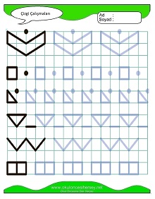 Çizgi Çalışma Sayfaları